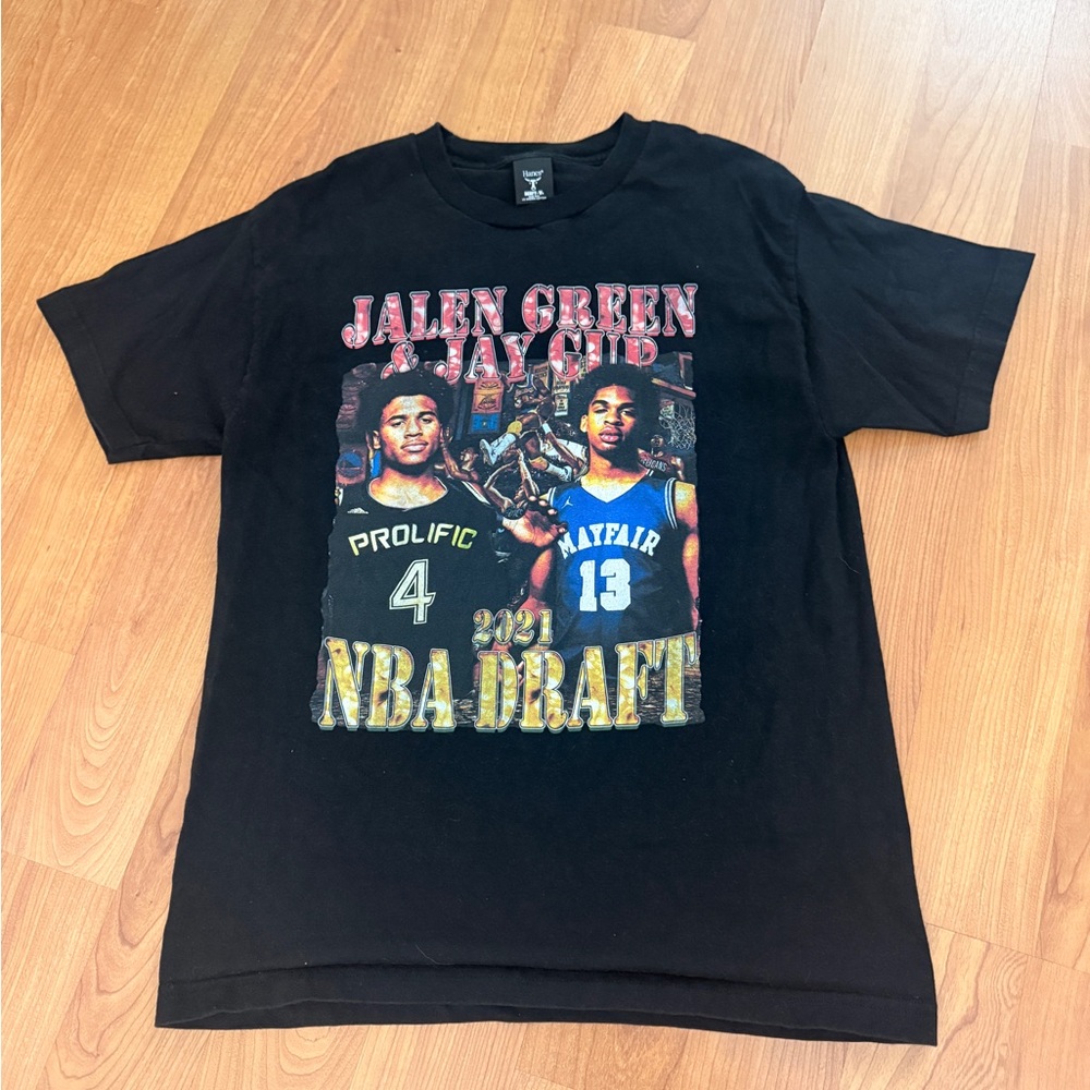Jalen Green NBA Draft 2021 Graphic Tee - Black